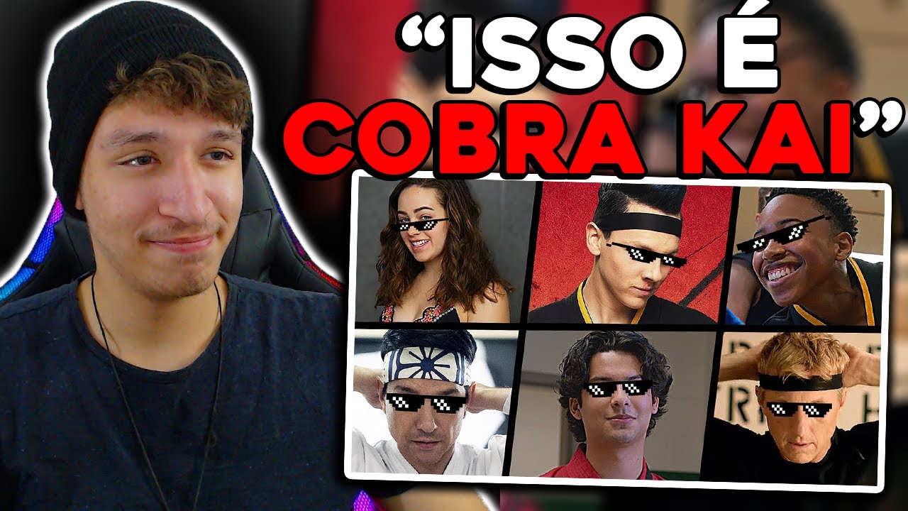 REAGINDO A TOP 10 MELHORES MITAGENS E PATADAS COBRA KAI