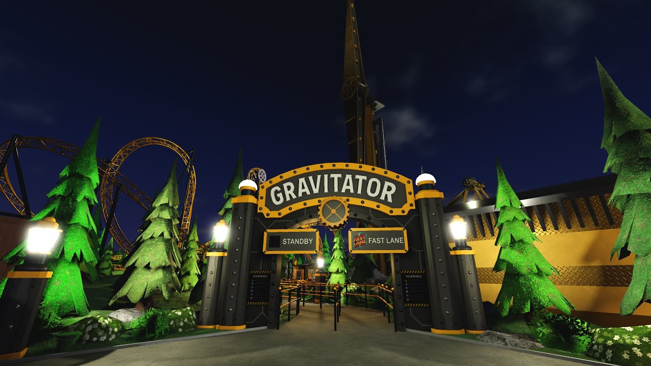 Gravitator (Night) II Tree Tops Theme Park