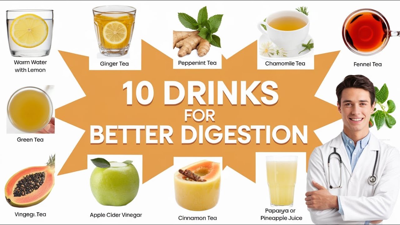 10 Magic Drinks That Make Your Stomach Feel Better After Eating!