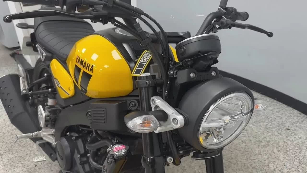 复古经典黄，雅马哈海外入门复古车，单缸声浪同样迷人