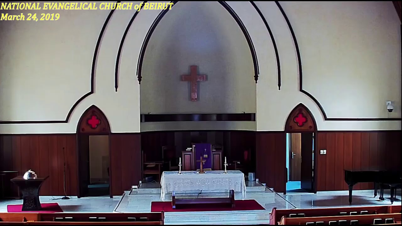 Sunday Service at the National Evangelical Church of Beirut
