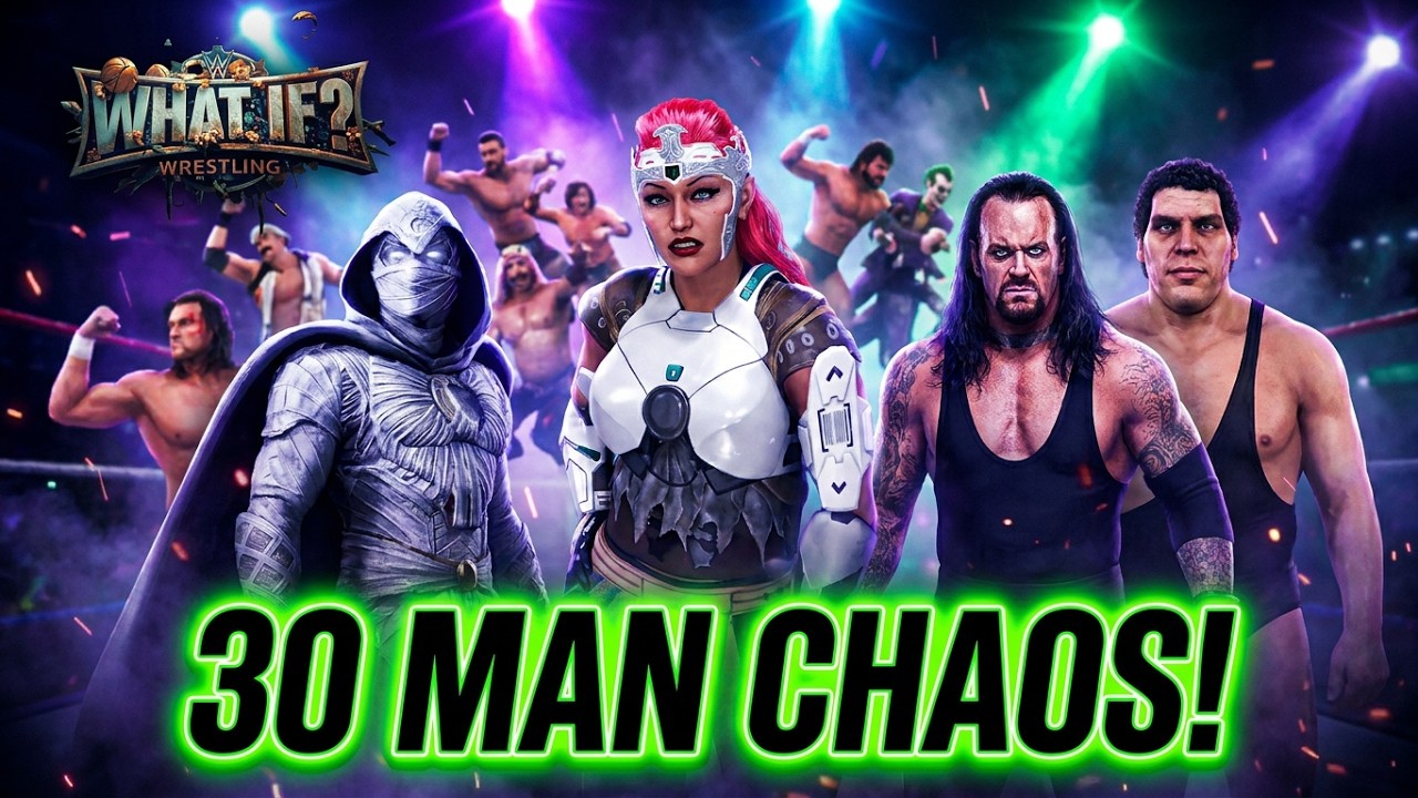 What if? WWE2k25 Wrestling Mini featuring 30 person Royal Rumble for a MutinyMainia Title Shot