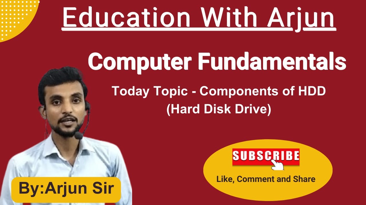 Components of HDD (Hard Disk Drive)
