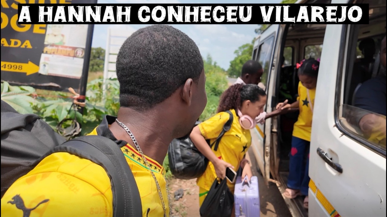 Levei minha filha brasileira para o vilarejo em Gana 🇬🇭🐐 e olha a reação dela!