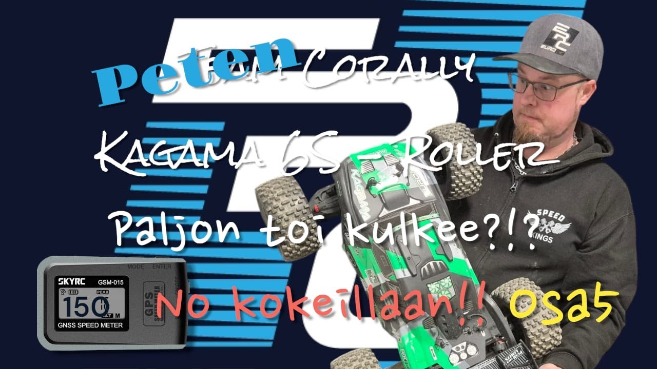 Team Corally Kagama 6S - Paljon toi kulkee?!? No kokeillaan!