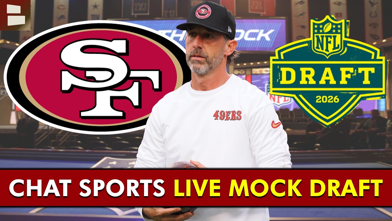 San Francisco 49ers LIVE 2026 NFL Mock Draft With TRADES - Chat Sports NFL Draft Simulator