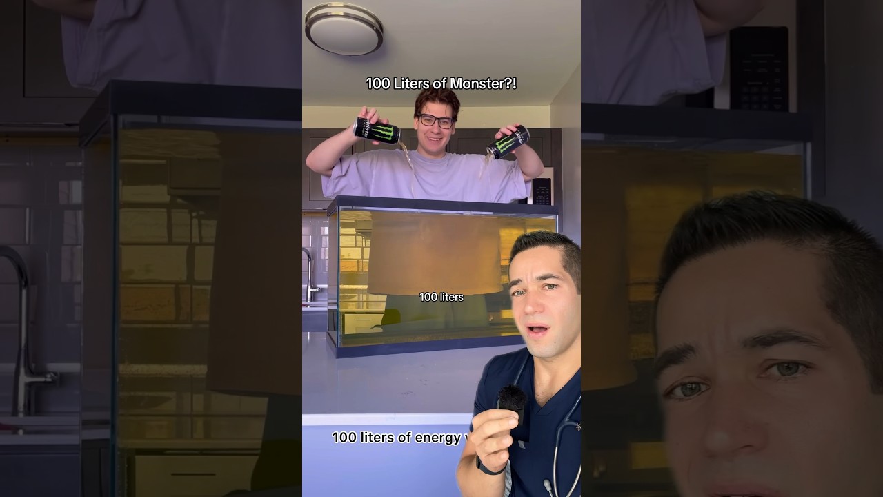 Doctor Reacts: 100 liters of monster?!
