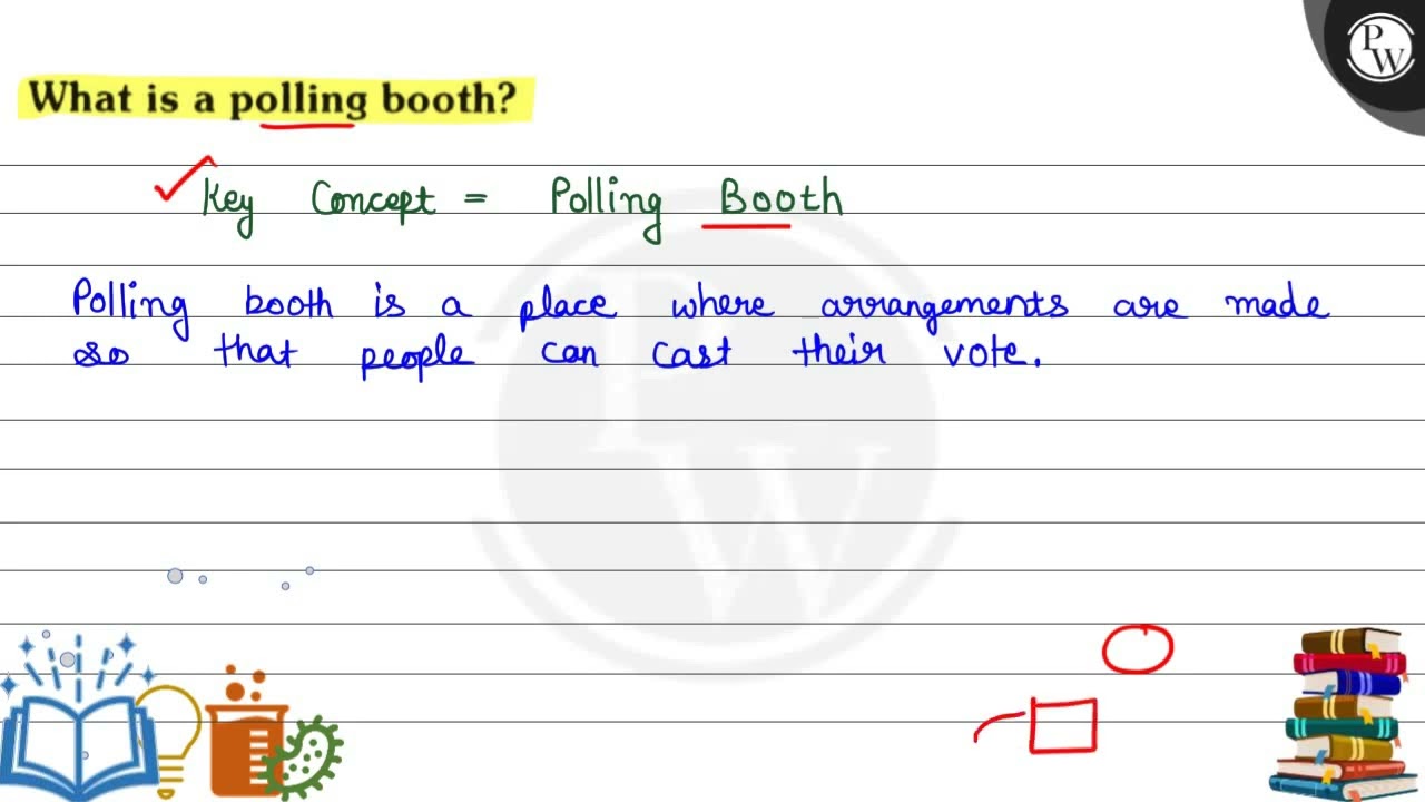 What is a polling booth?