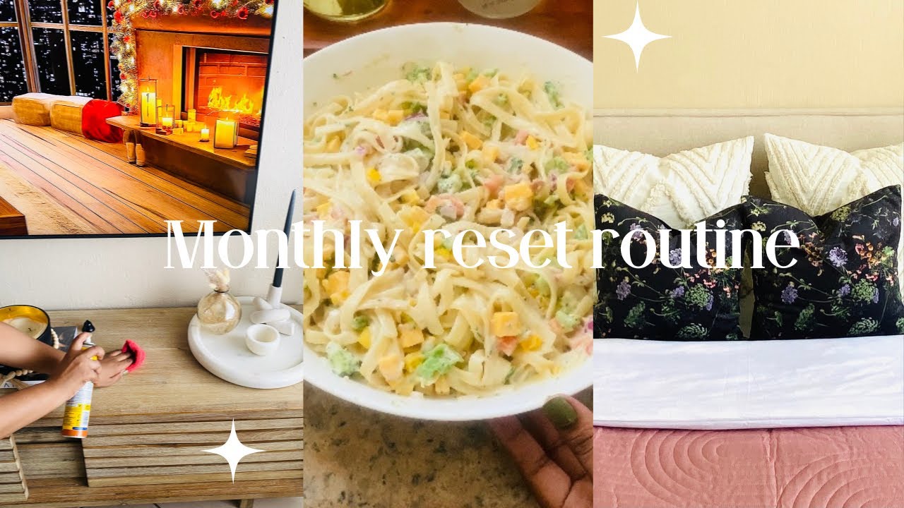 MONTHLY RESET ROUTINE:DEEP CLEAN|RESET WITH ME|CLEANING MOTIVATION|SOUTH AFRICANYOUTUBER