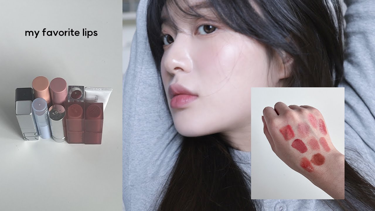 미지근톤 최애립 추천 𓂃༞♡ | mlbb • 뮤트톤 • 립추천 • 누드립 • 인생립 | my favorite MLBB lips