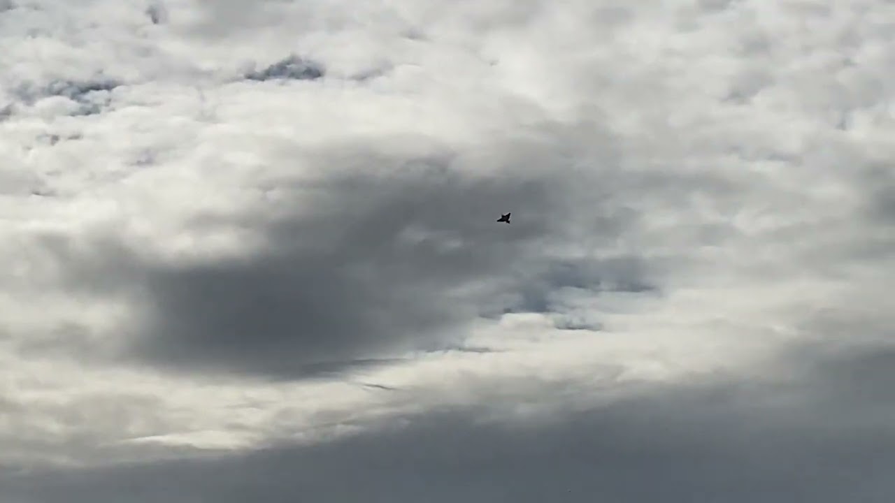 RAF typhoon display practice at Coningsby from a few years ago .