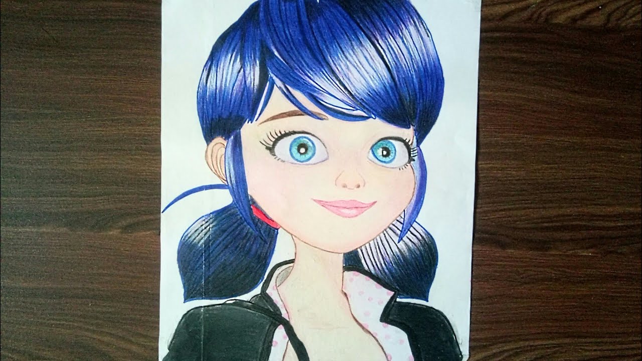 How to Draw Miraculous LadyBug Marinette Dupain-Cheng|Drawing Miraculous: Marinette|Rhiszm Arts
