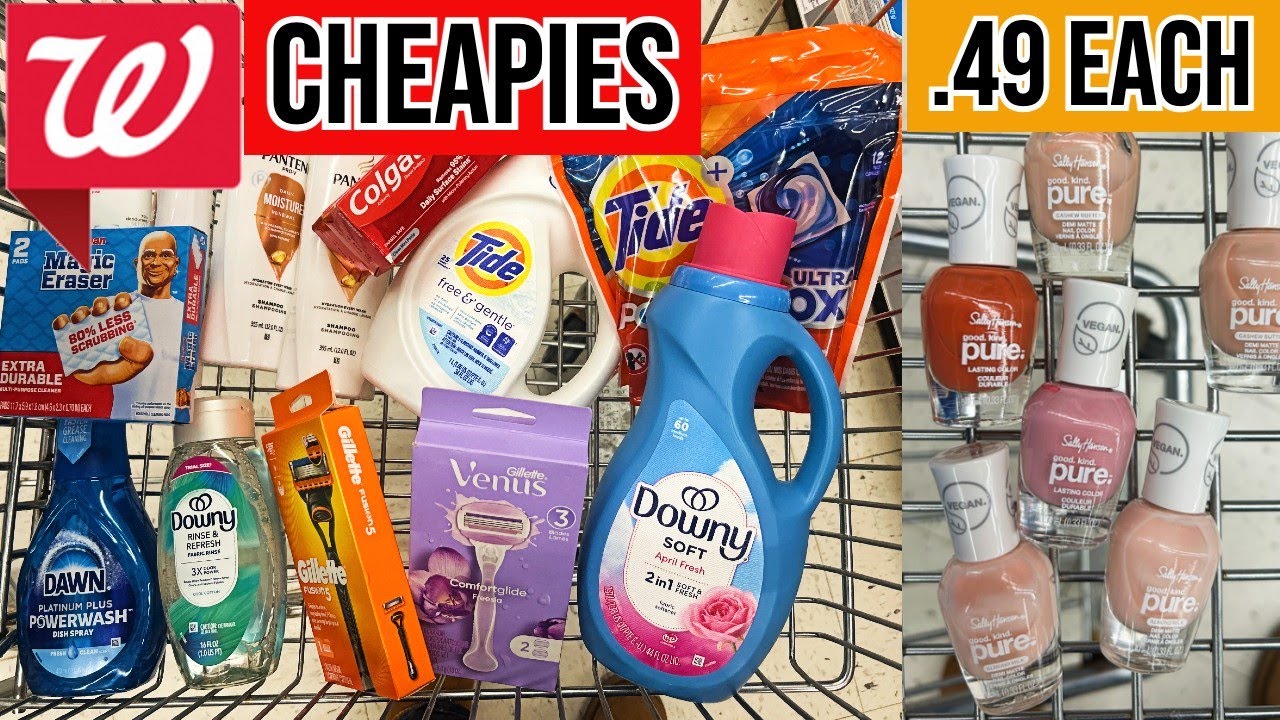 Walgreens 95% OFF SALLY HANSEN NAIL POLISH + $1.66 TIDE! RUN!