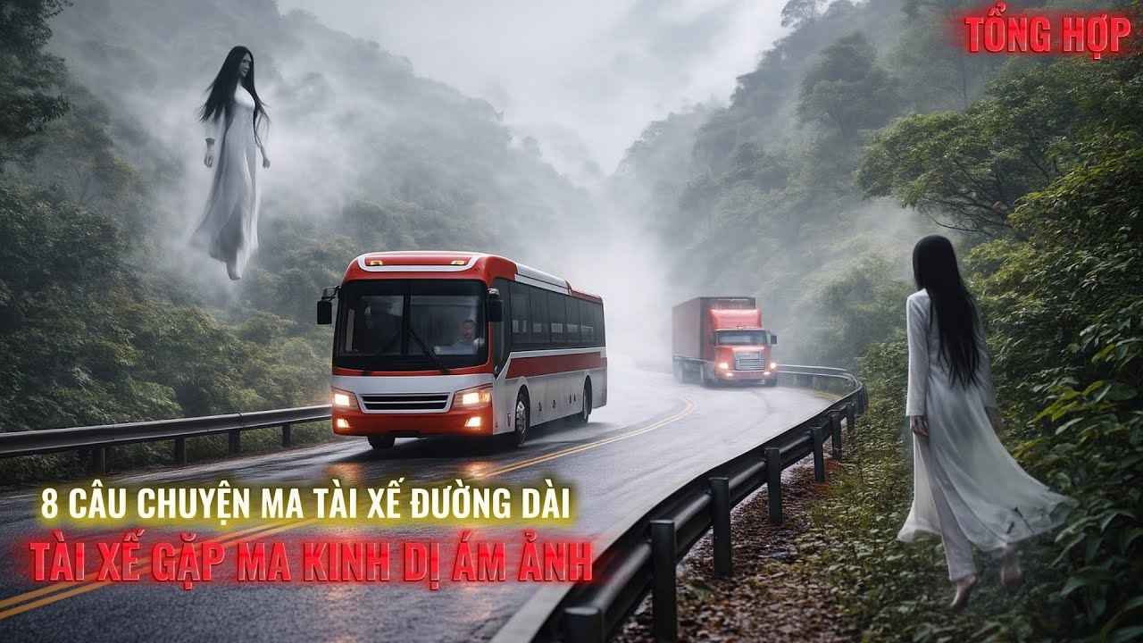 8 Câu Chuyện Ma Tài Xế Đường Dài - Tài Xế Gặp Ma Kinh Dị Ám Ảnh | Truyện Kể Đêm