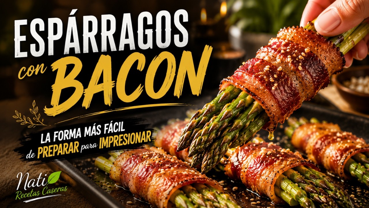 ESPÁRRAGOS CON TOCINO la FORMA MÁS FÁCIL de Preparar para Impresionar