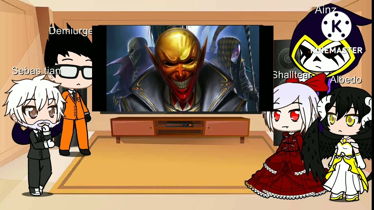 Реакция персонажей Overlord на Вахафакты Арлекины