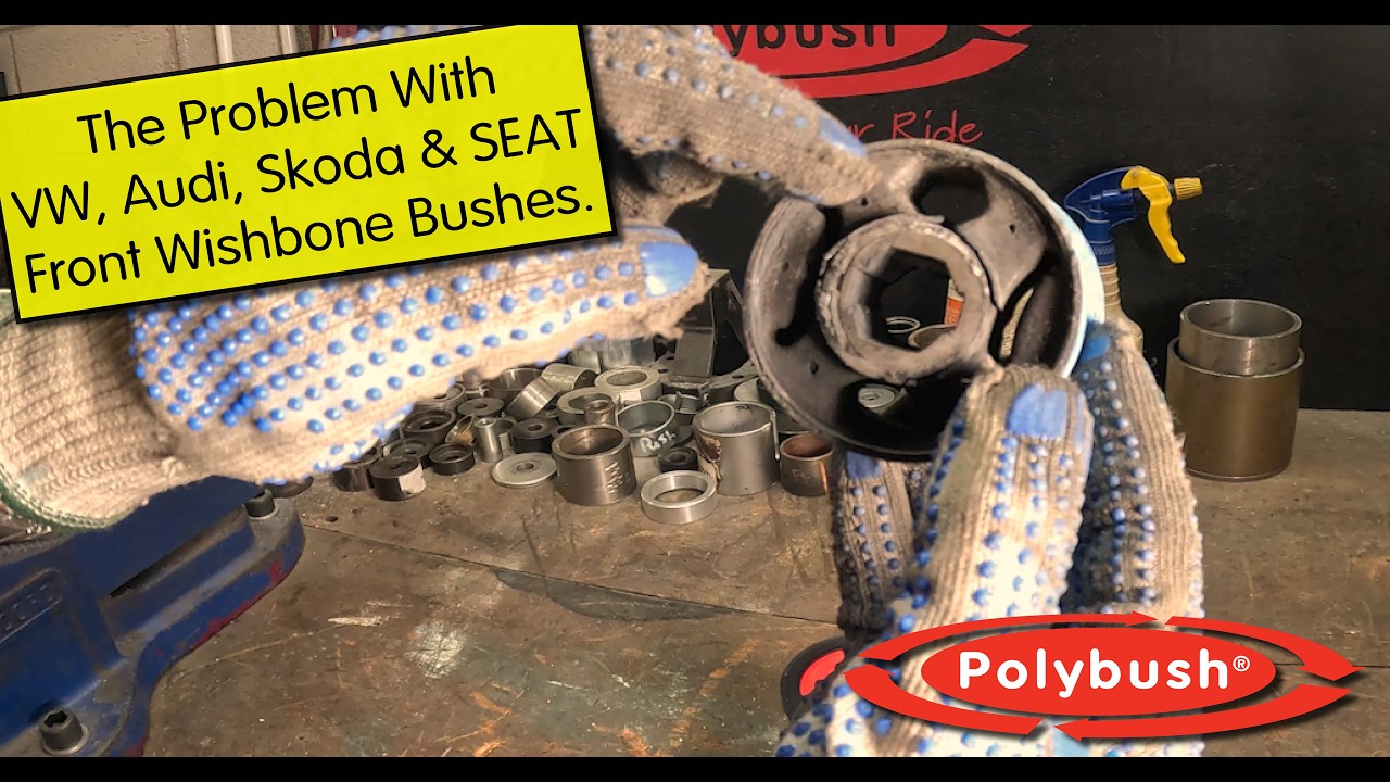 Front Wishbone Rear Bush Failures on VW, Audi, Seat & Skoda Explained! // Polybush - 44M