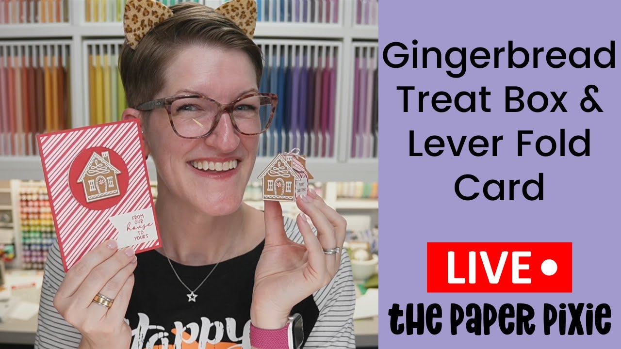 🔴 Gingerbread Treat Box & Lever Fold Card - Episode 351