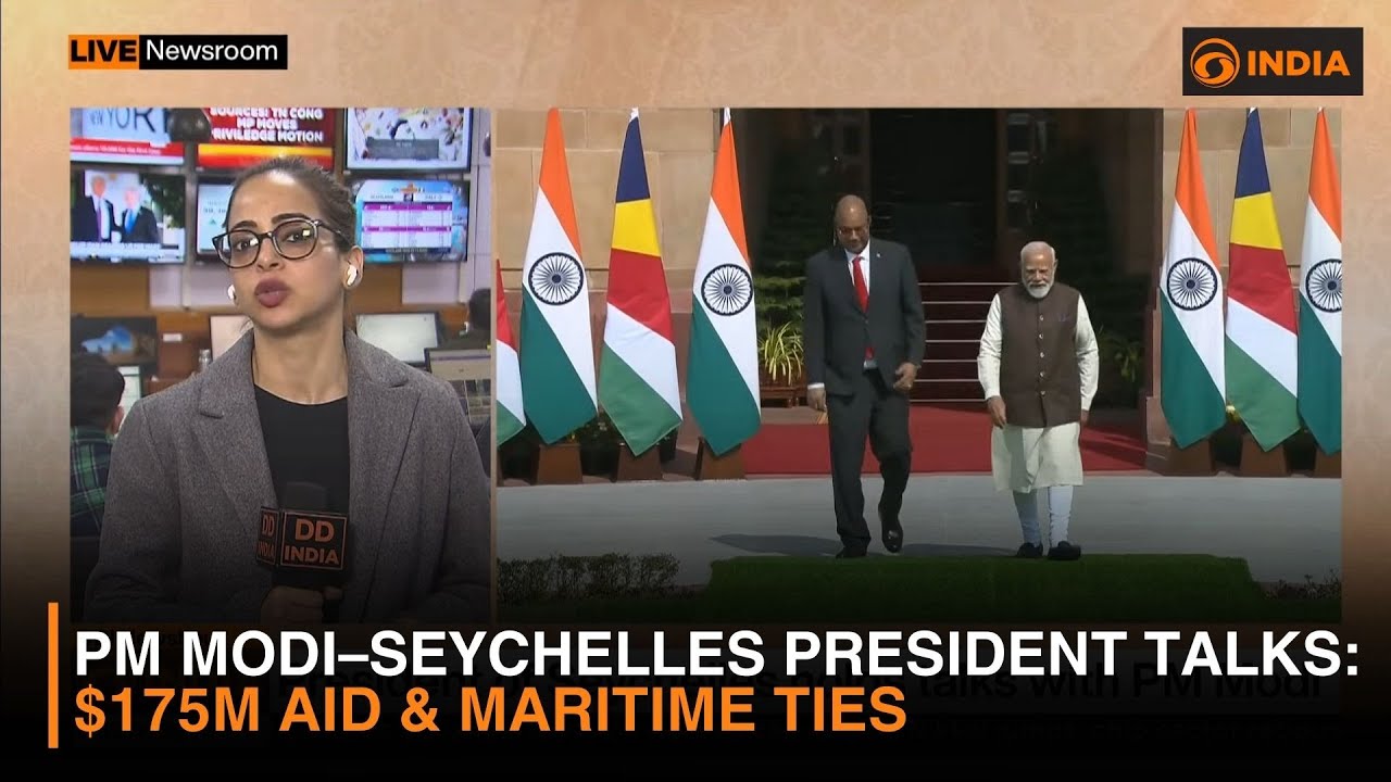 PM Modi&ndash;Seychelles President Talks: $175 Million Aid, Maritime Security & Development Push