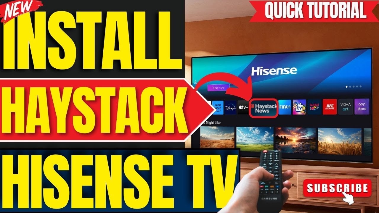 Как установить приложение Haystack News на любой смарт-телевизор Hisense (гид на 2026 год)