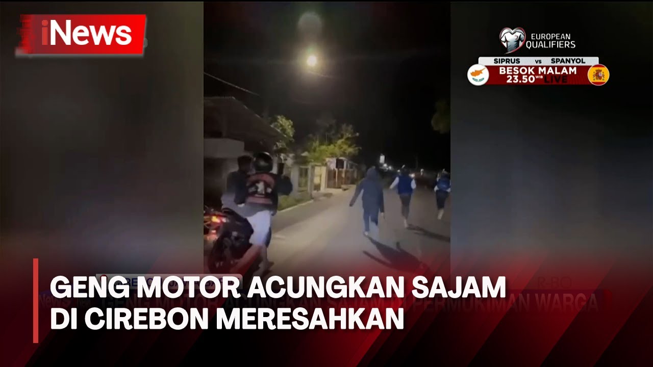 Geng Motor Acungkan Sajam di Cirebon Meresahkan, Warga Minta Pelaku Ditangkap