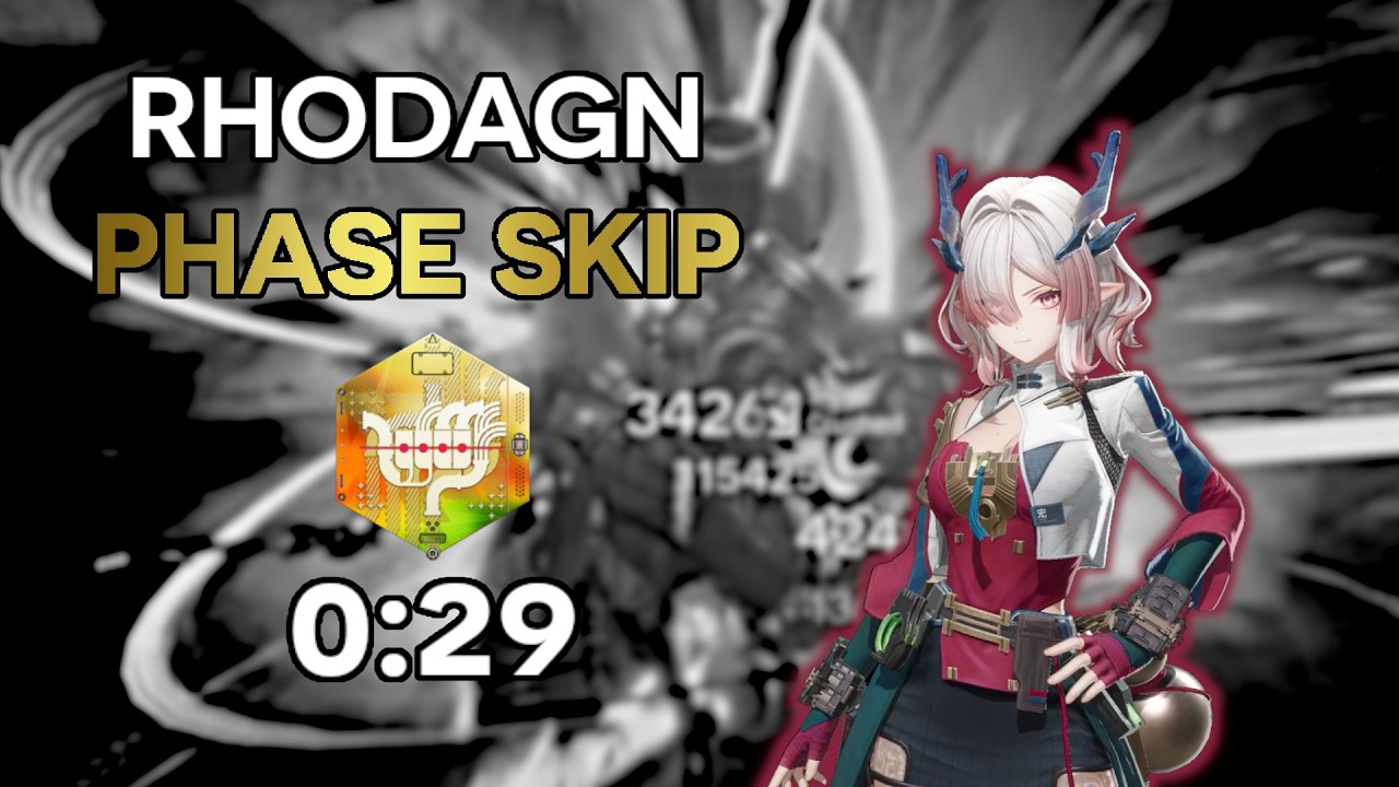 UNDER 0:30! Mifu PHASE SKIPS Rhodagn - Arknights: Endfield