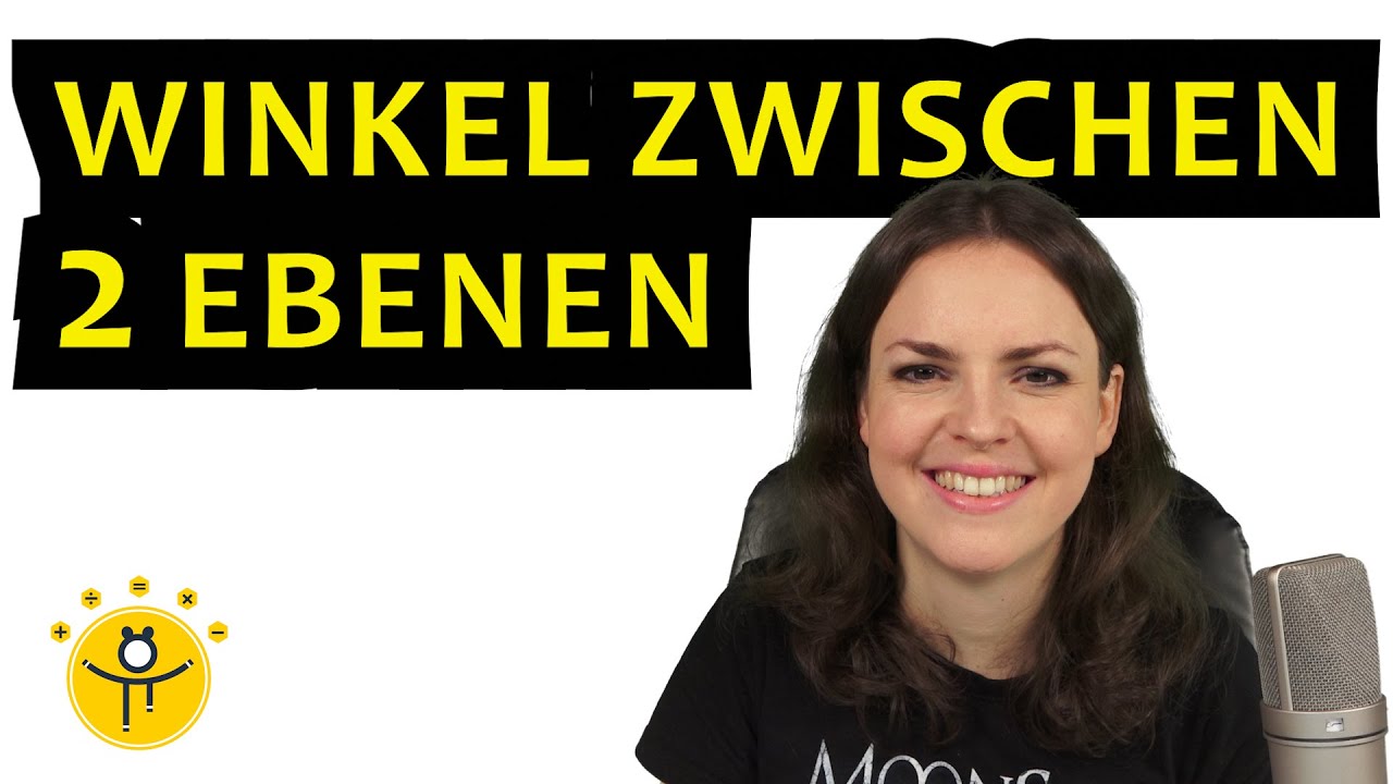 WINKEL zwischen 2 EBENEN berechnen – Formel Ebene, VEKTOREN, Normalenvektor bestimmen