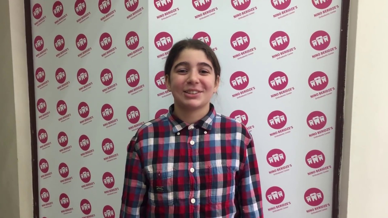 ბრეკეტების დაყენების პროცესი/ Nutsa gets braces
