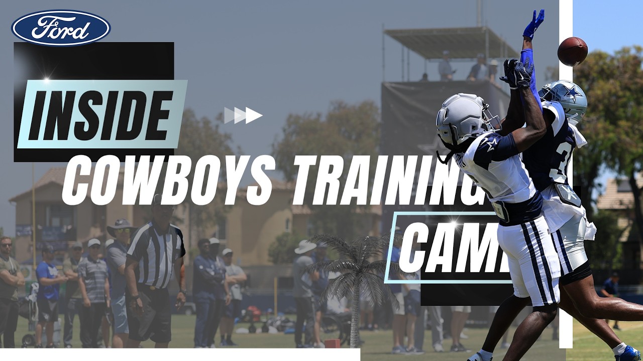 Watch Some of the First Padded Practice | Inside Cowboys Training Camp