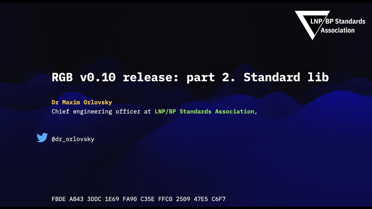 RGB v0.10 release. Part II