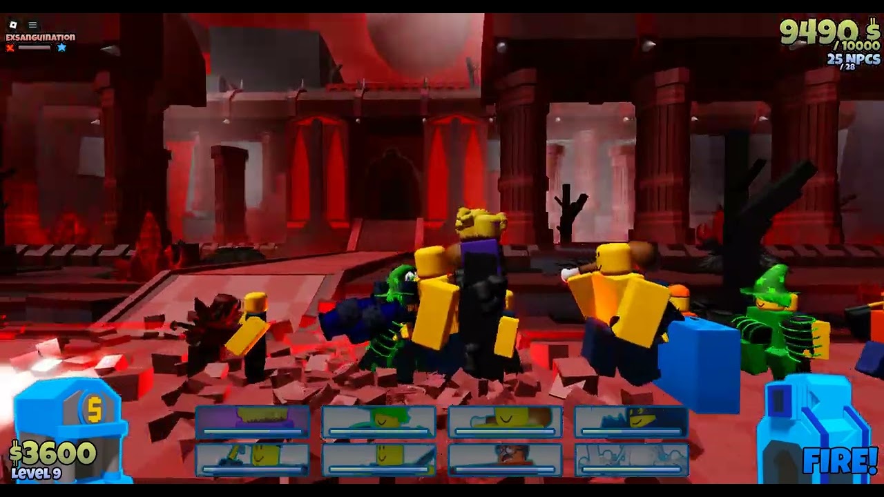 Defeating Blight in Roblox The Battle Bricks