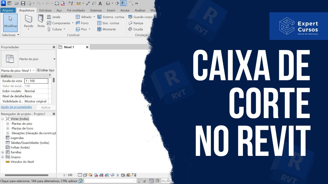 Como usar a CAIXA DE CORTE no Revit