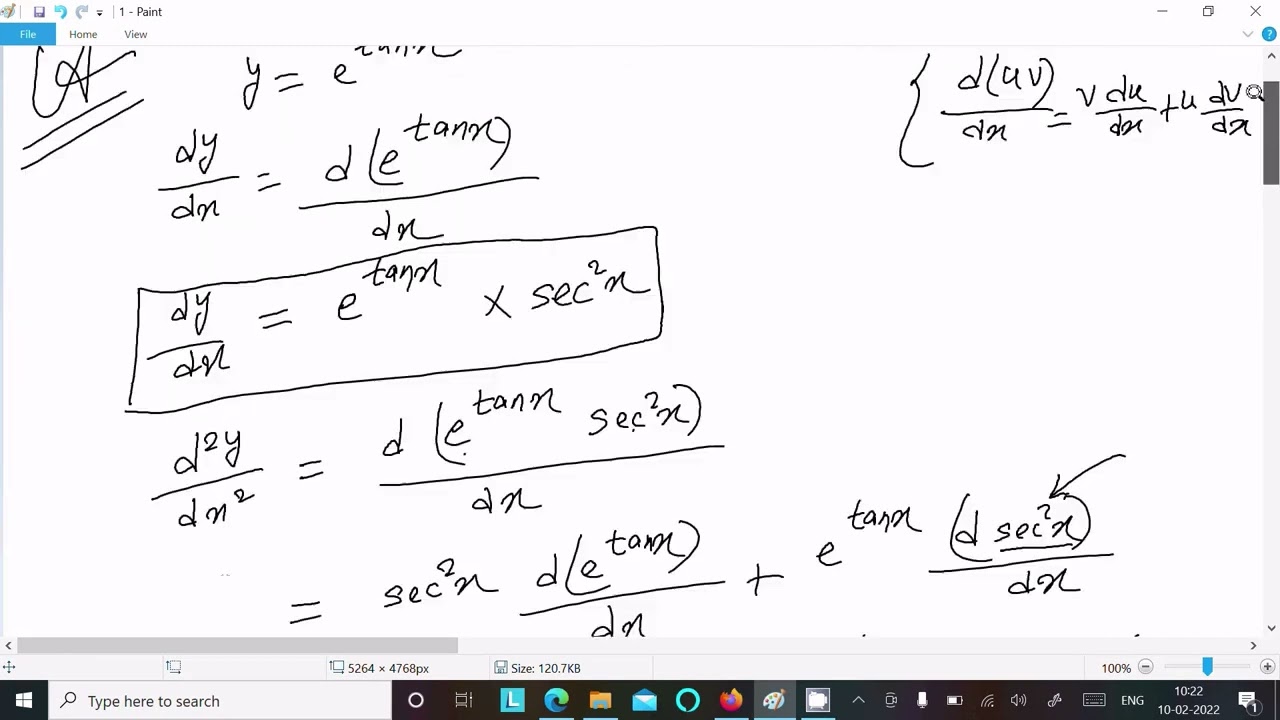 If y = e^tanx show that cos²x d²y/dx² - (1 + sin2x) dy/dx = 0