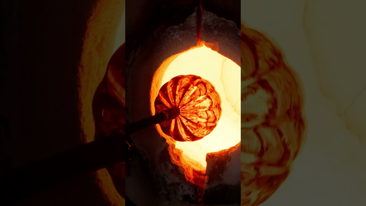 Our Newest Light Pendants Making A Huge SPLASH 💦🔥 #glassblowing #satisfying #art #shorts #howitsmade
