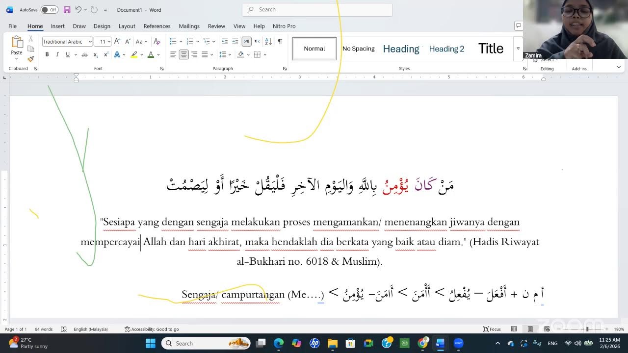IMP: Wahai Ibu, dengan apakah dikau menimbang tara tutur katamu (SASU)