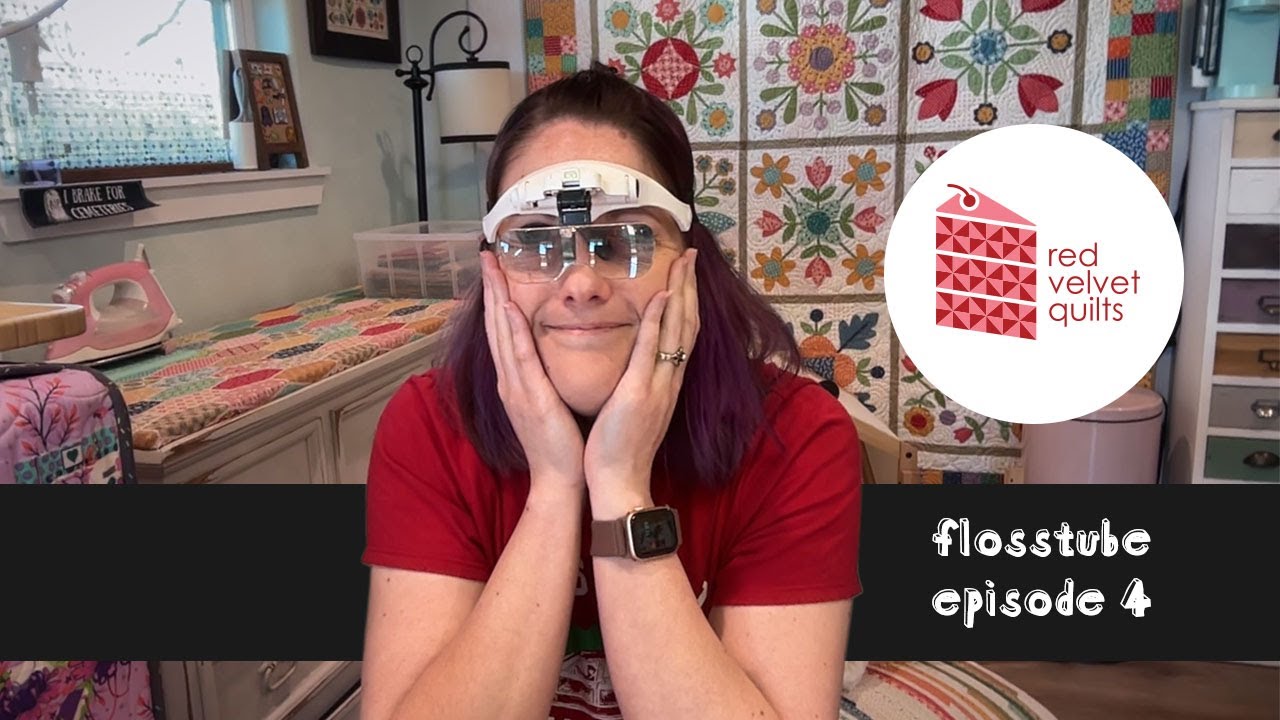 RVQ Flosstube #4: January WIPGO progress, historic samplers, quilty things, and a few new finishes