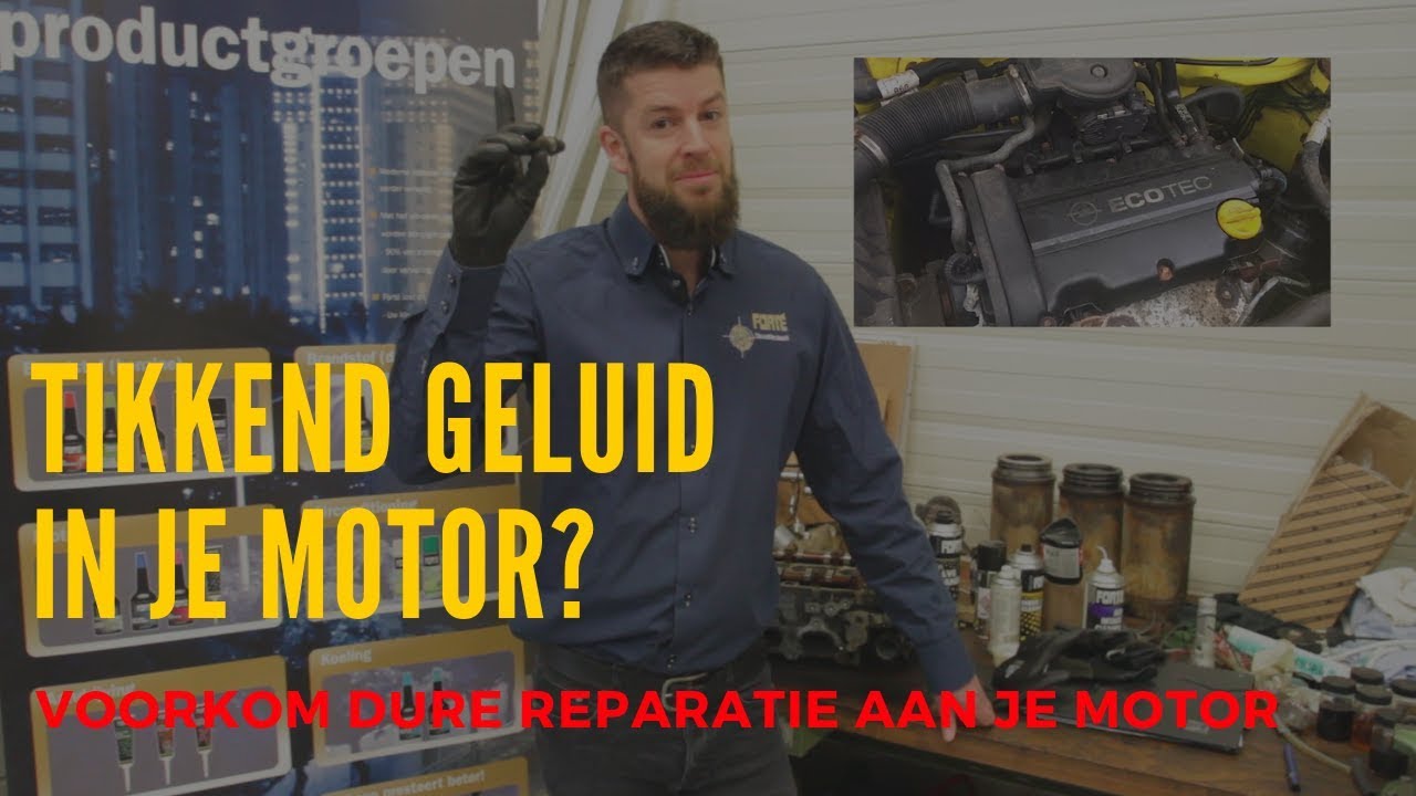 Tikkend geluid in de motor? Voorkom dure reparaties aan je motor!!!