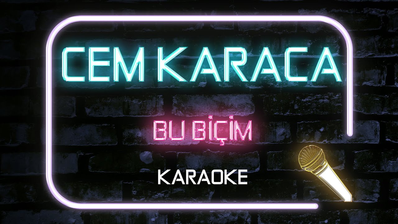 Cem Karaca - Bu Biçim (Karaoke Versiyon)