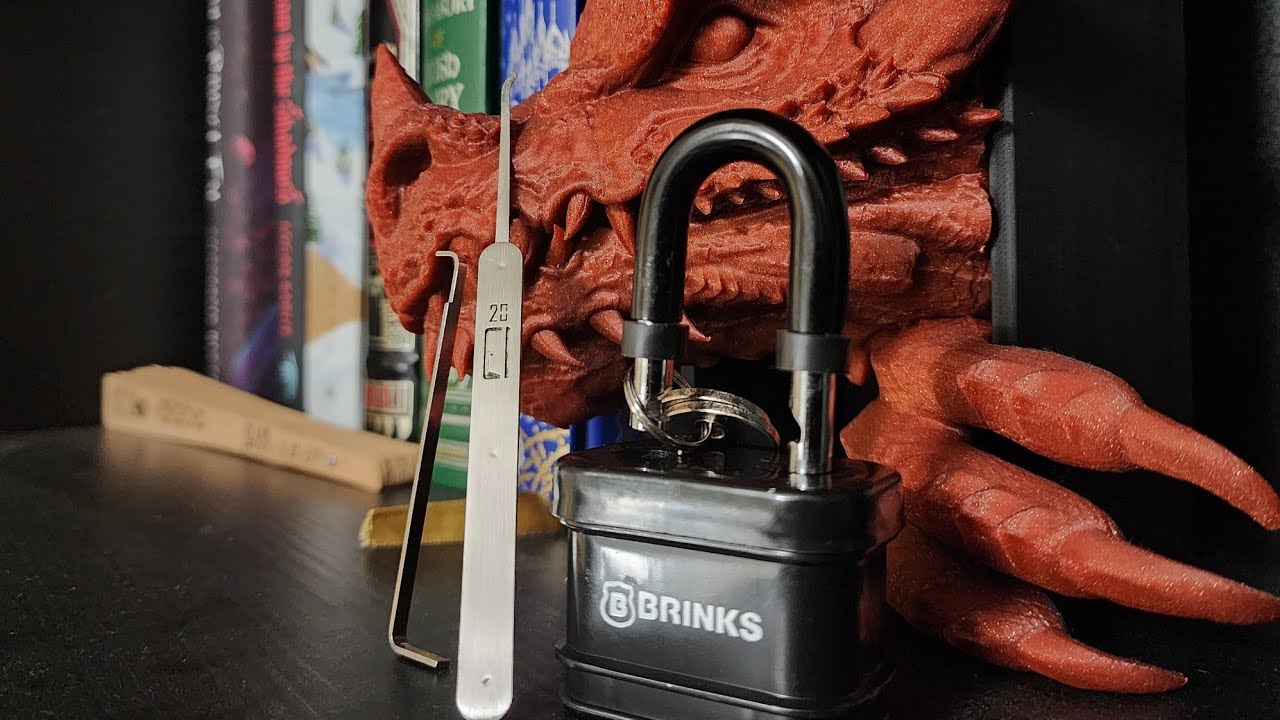 (25) Brinks 40mm Weatherproof Lock: Can I Pick It?