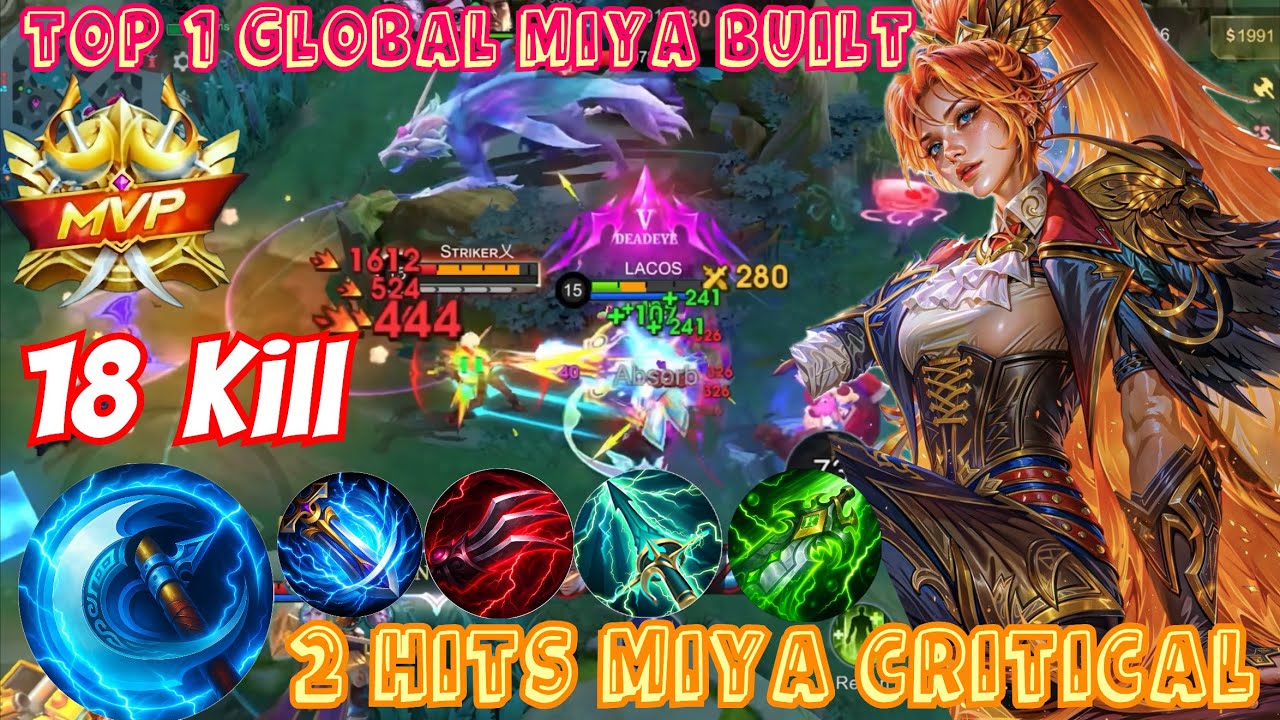 Miya Fighting From Early To Late Game - Who Say Miya Can not Fight Early Game ?? #miya #mlbb 