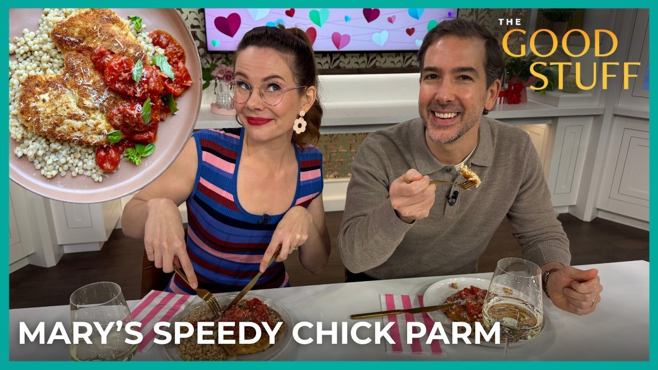 Mary Berg's Speedy Chick Parm Recipe | The Good Stuff with Mary Berg