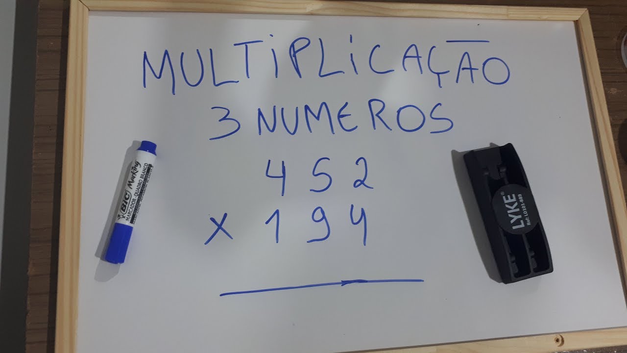 conta de vezes com 3 números aula 03 - Fabinho Seco