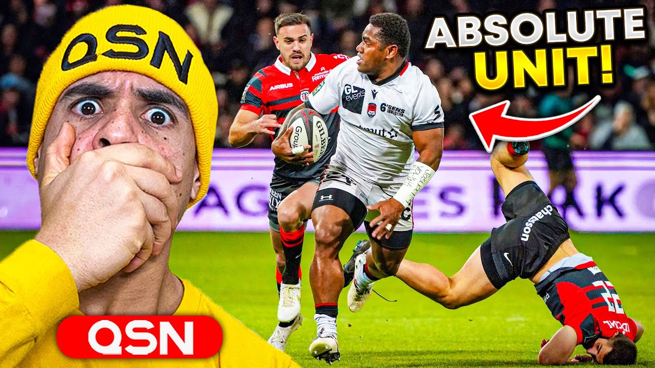 American Reacts to Josua Tuisova's CRAZY Highlights! (Absolute Unit)