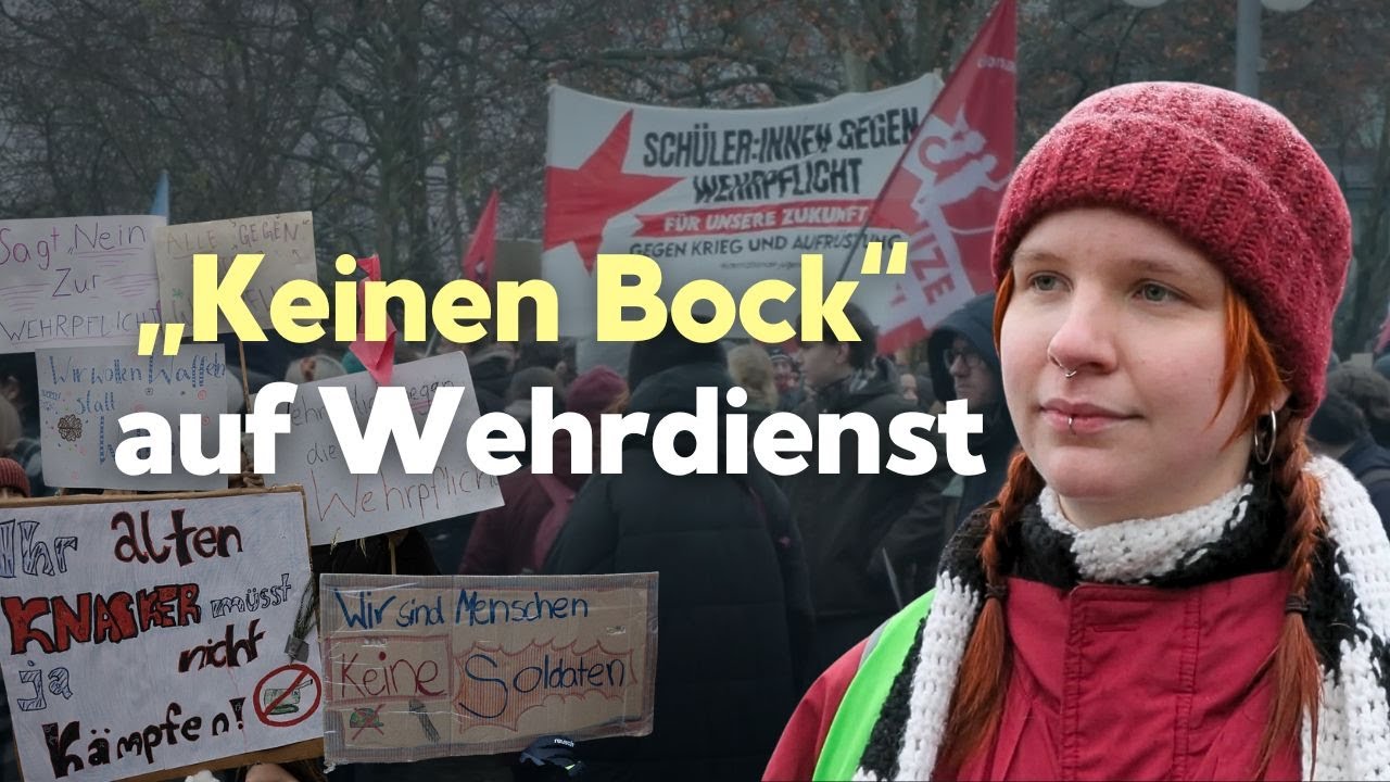 Schulstreik gegen Wehrpflicht: „Lieber einen Tag Schule fehlen, als ein Jahr zur Bundeswehr gehen“