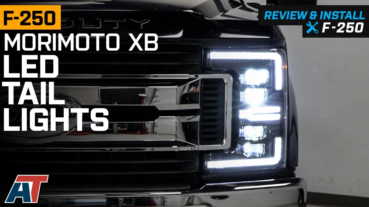 2017-2019 F-250 Morimoto GEN2 XB LED Headlights; Black Housing Review & Install