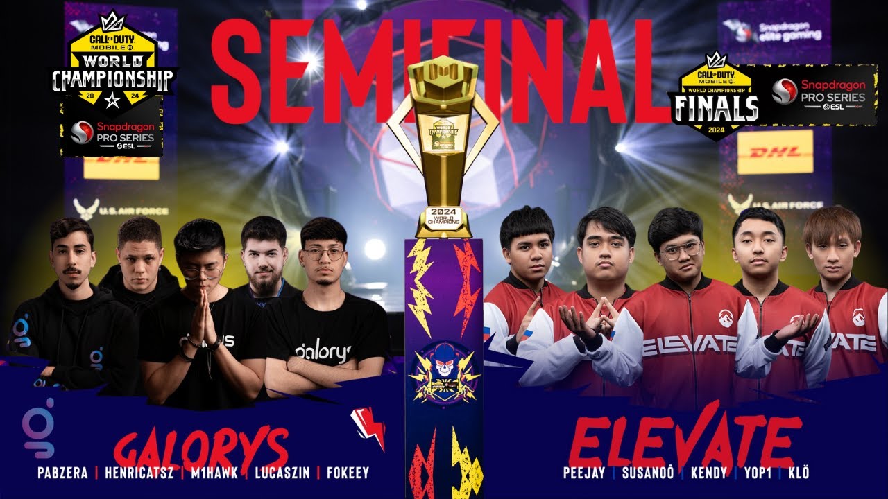 GALORYS vs ELEVATE - SEMIFINAL 🏆 CHAMPS 2024 feat. @Topher @IgorHiei | COD MOBILE