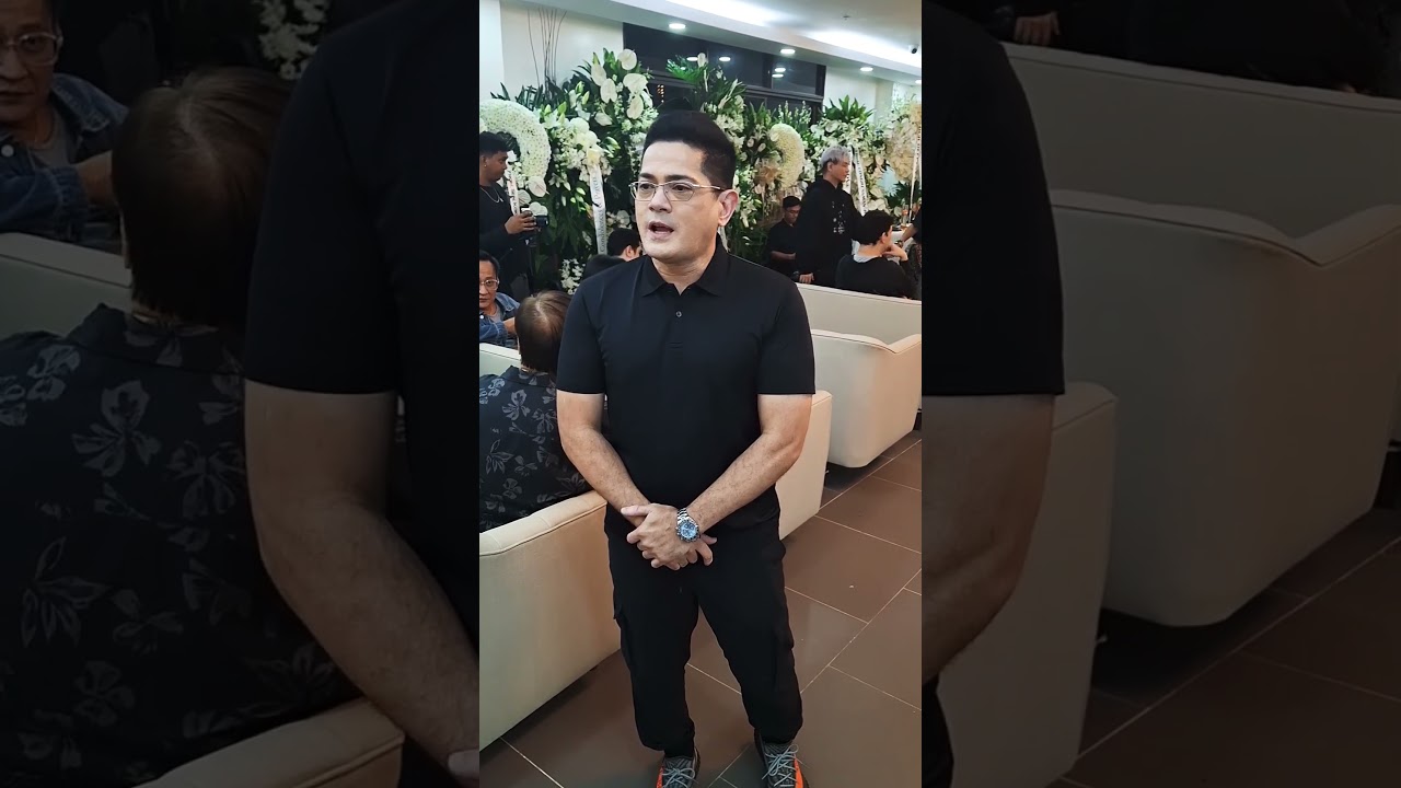 Robert Ortega halos walang pagbabago ang hitsura sa pagbisita sa wake ni Lolit Solis #shorts