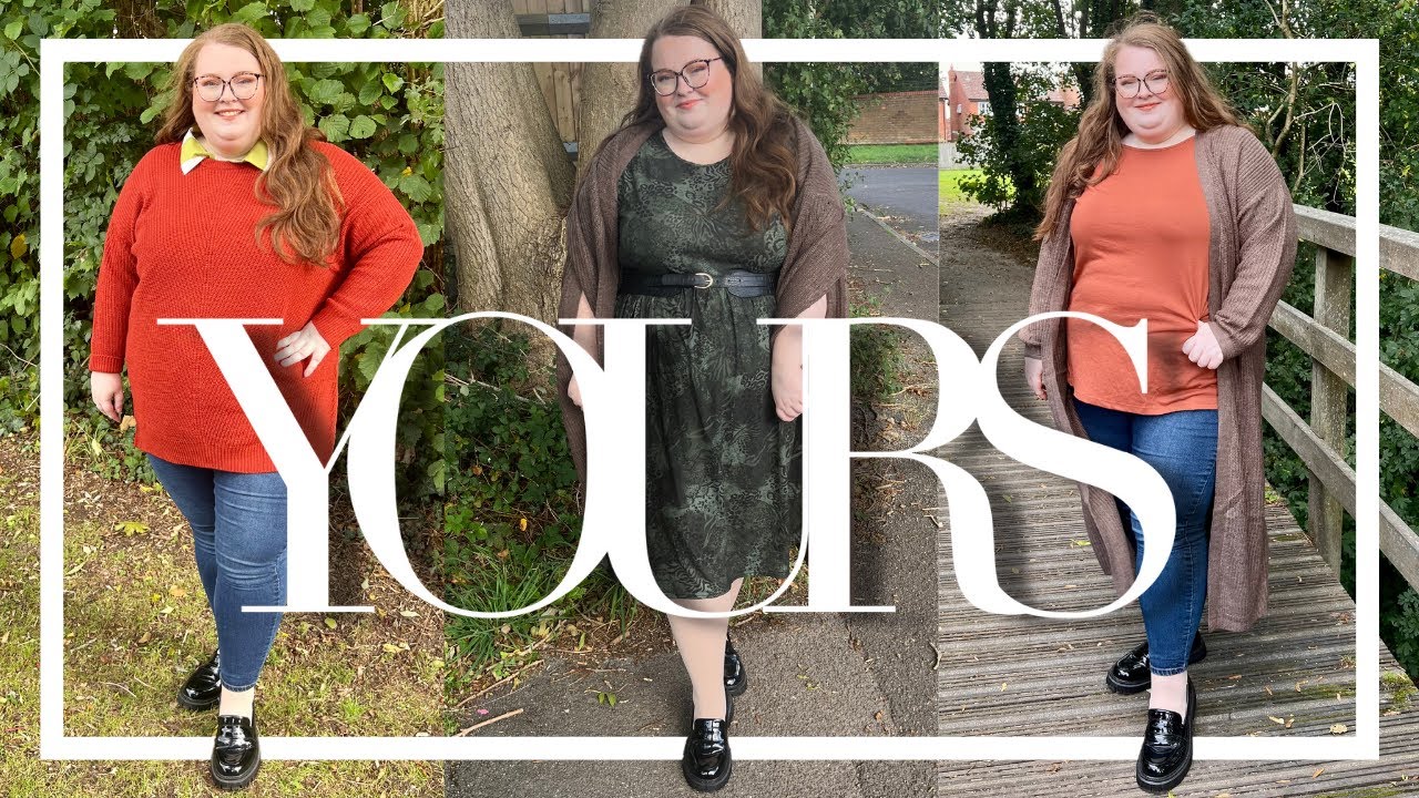YOURS AUTUMN LOOK BOOK | plus size fashion try on haul & styling | fall 2023
