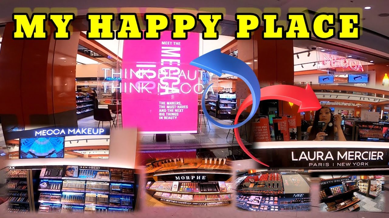 MECCA AUSTRALIA'S LARGEST MAKEUP SHOP | MY HAPPY PLACE | ANJELMAE