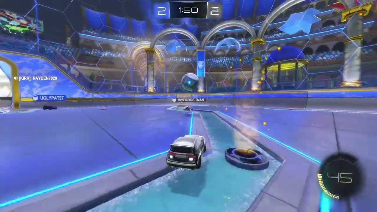 Rocket League game play 
